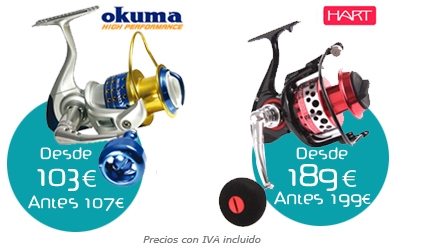 Carretes de jigging con descuento