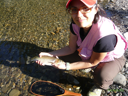 Pescadora a mosca