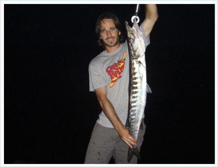 Pesca de barracudas en espigones