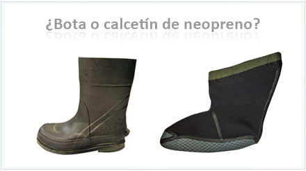 ¿Bota o calcetín de neopreno?