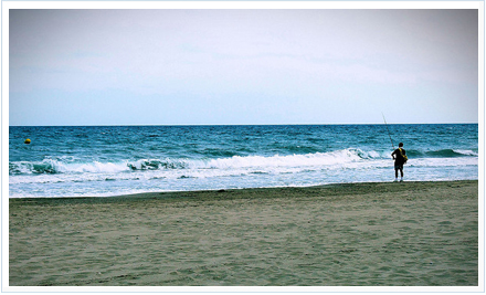 Surfcasting a fondo. Foto de http://www.flickr.com/photos/smb_flickr/2647223226/