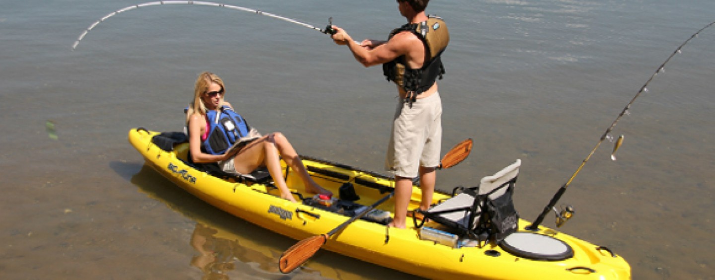 Kayak de pesca Jackson Big Tuna, perfecto para disfrutar en familia