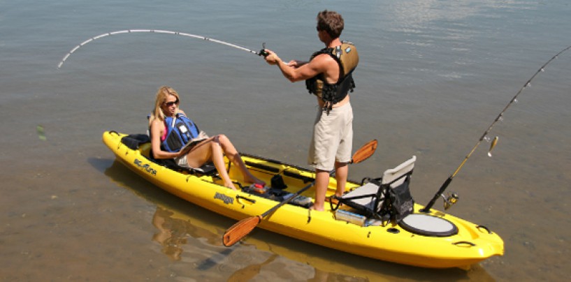 Kayak de pesca Jackson Big Tuna, perfecto para disfrutar en familia