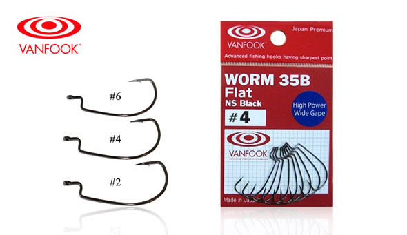 Anzuelo Vanfook Worm 35 Flat Offset Small