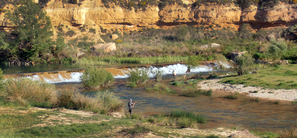 Río Guadiela, un paraíso para la pesca del barbo