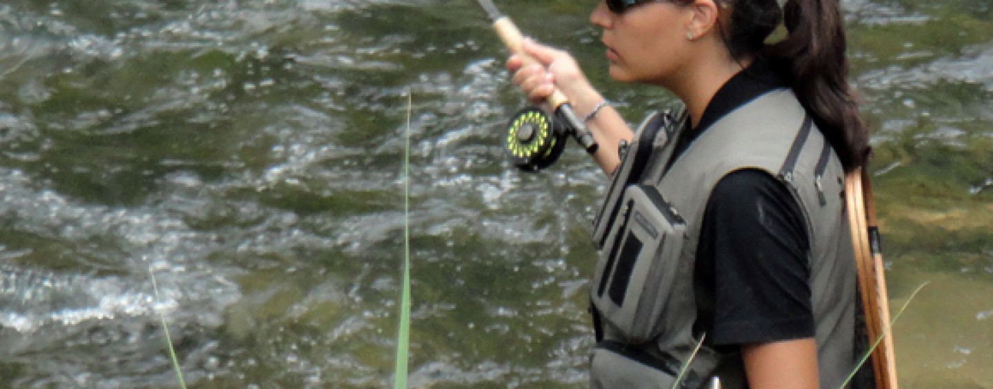 Estefanía Gómez, una pescadora de alta competición