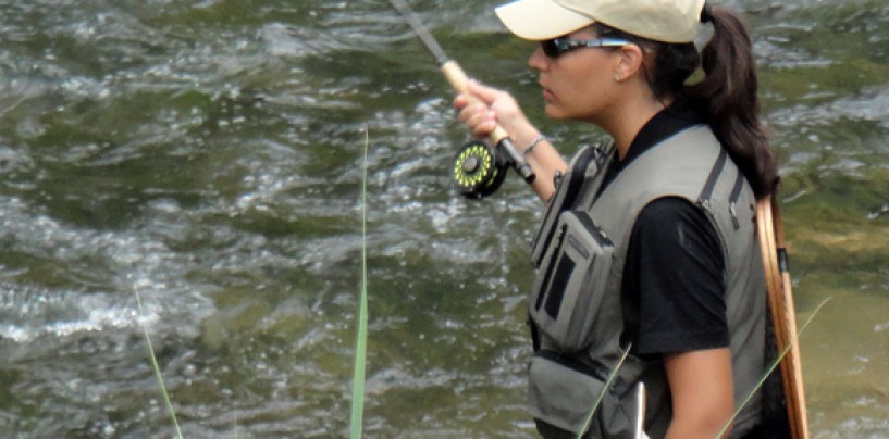 Estefanía Gómez, una pescadora de alta competición