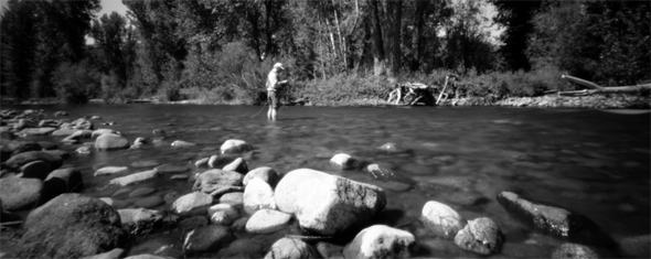 vídeo de pesca a mosca