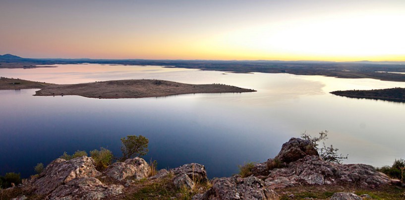 Pesca en el embalse de Alange