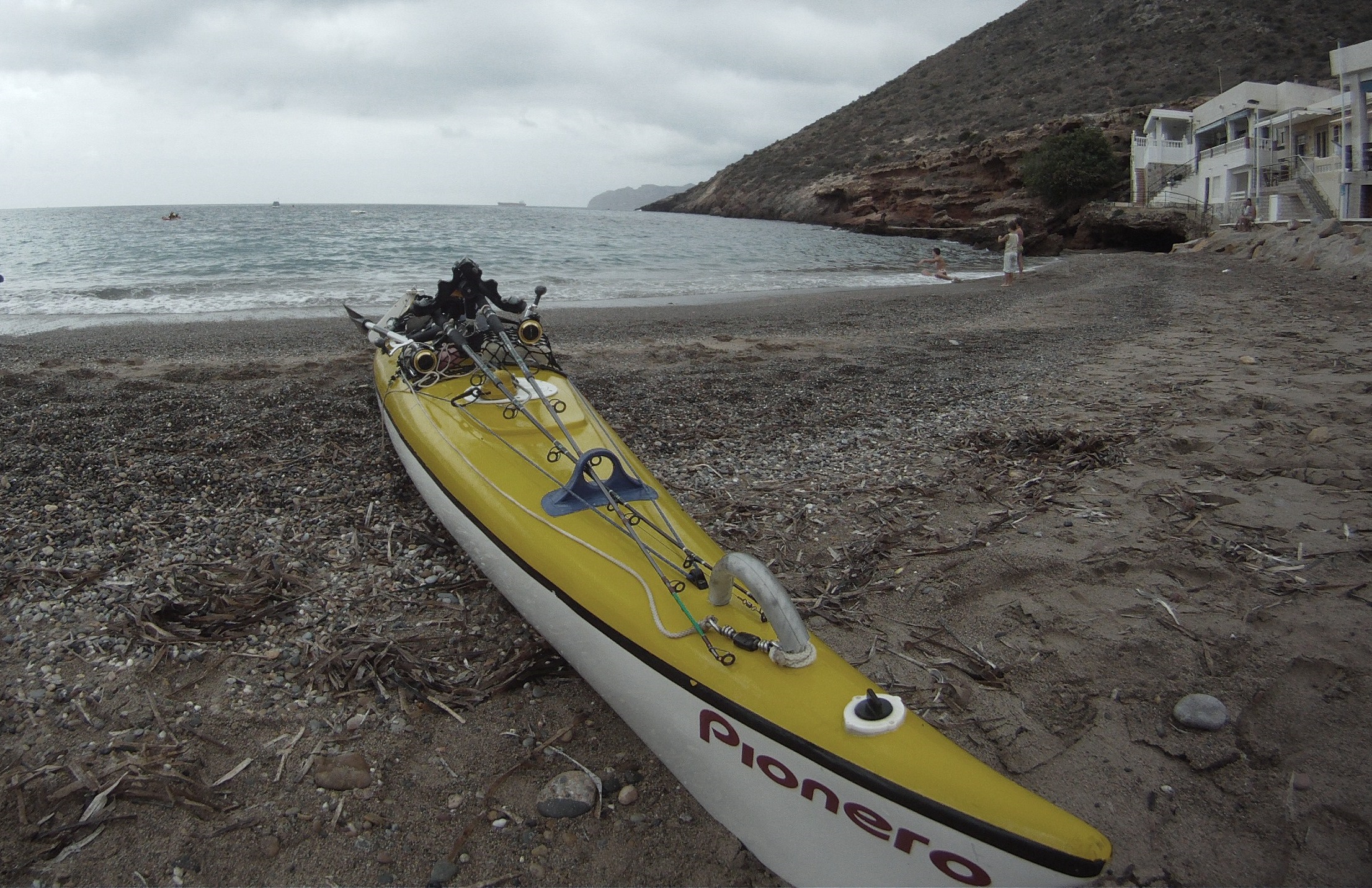 kayak de pesca de Fibra de vidrio