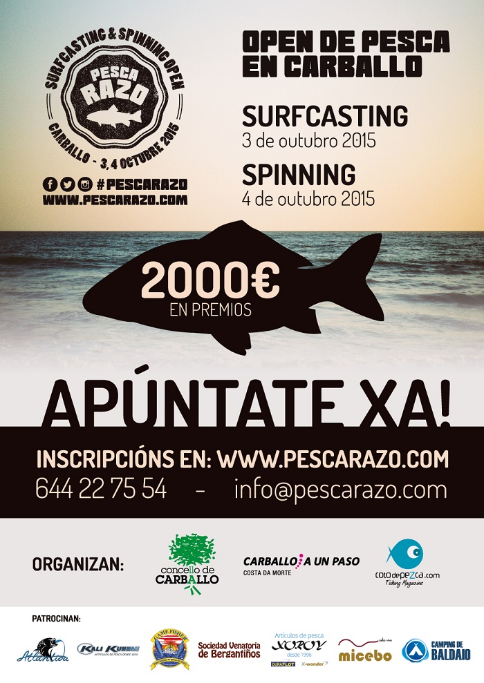 Cartel I Open Pesca Razo