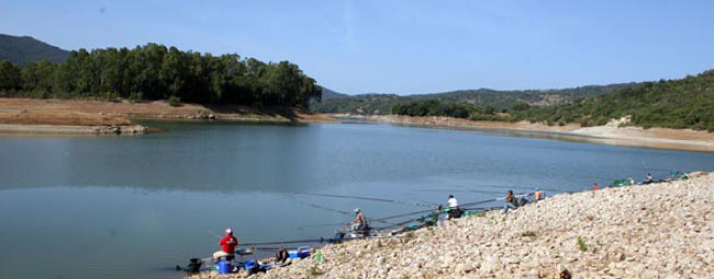 Pesca en el Embalse de los Hurones (Cádiz)