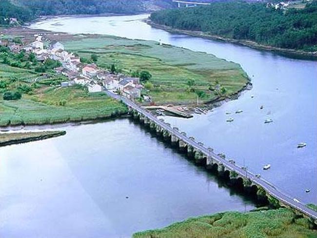La zona accesible al salmón en el río Tambr rio-tambre