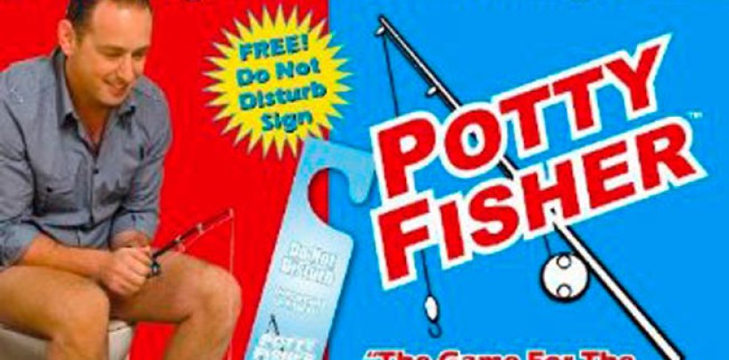 Potty fisher, un regalo para el día del padre o cualquier ocasión para pescadores empedernidos que les hará sonreir