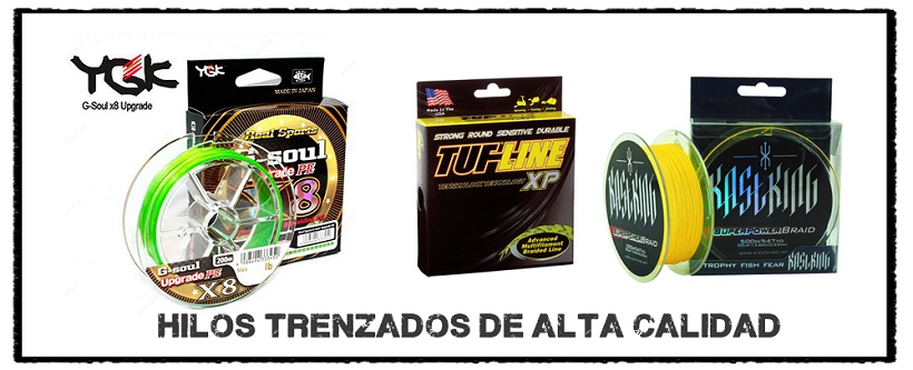 Líneas de Pesca para Spinning - hilos-trenzados-multifilamento-pe