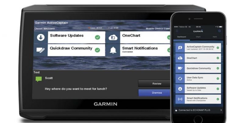 ActiveCaptain, la aplicación de Garmin para gestionar toda tu experiencia de pesca embarcada