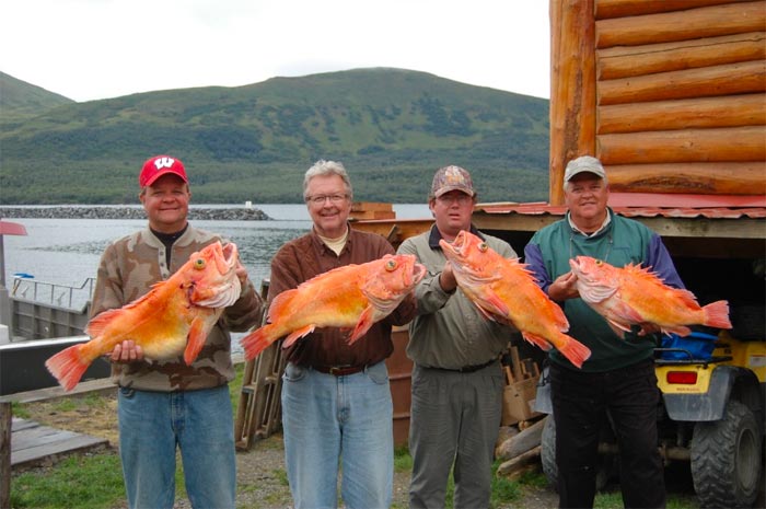 Pesca en la isla Kodiak de yeloweye rockfish o rocote de ojo amarillo